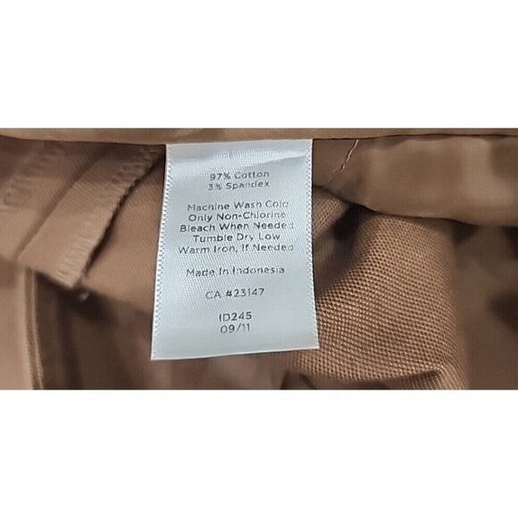 Talbots Modern Dress Pants Brown Stretch Mid-rise Women's 8 - Picture 7 of 8